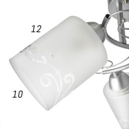 Люстра 1082/3SL 40Вт Е27 серебро 48х48х24 см BayerLux