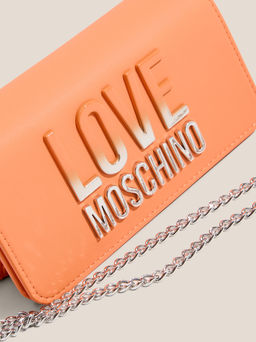 Клатч LOVE MOSCHINO PRISM SLG Артикул 4463808, оранжевый  фото 2
