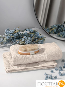PRIME PRIVE ОТИЛИЯ экрю Полотенце, 50x100, 100% хлопок, 1 пр., 500 гр/м2