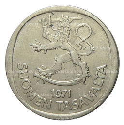 Монета 1 марка 1971 года S Финляндия