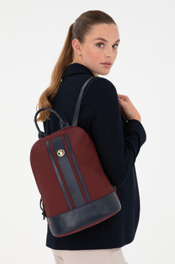 Женская бордовая сумка