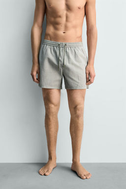 BA?ADOR MEDIO SEERSUCKER / Khaki - Zara фото 6