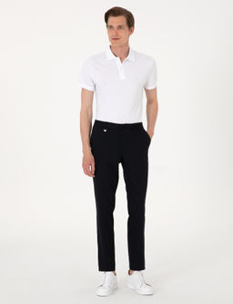 Lacivert Slim Fit Klasik Jogger Pantolon