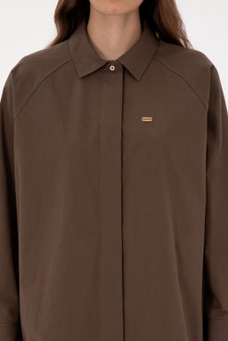 Kad_n Kahverengi Uzun Kollu G_mlek - U.s. polo assn фото 6