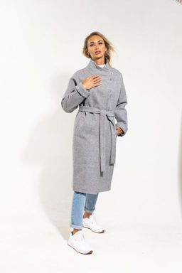 Бажена демисезонное пальто 50% шерсть, 50% полиэстер - Дюто фото 6