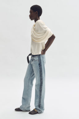 Top drapeado de sat?n - H&m фото 4