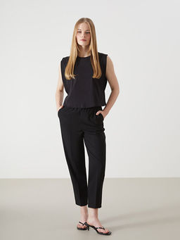 Beli Lastikli Kad?n Pantolon