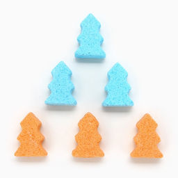 Бомбочки для ванны «Уютного Нового Года», 6×30 г, аромат мандарин, Чистое счастье