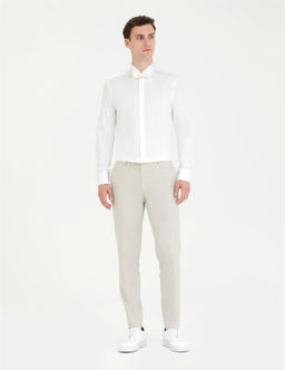 Beyaz Slim Fit Smokin G_mlek - Pierre cardin фото 4