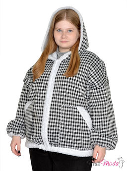 Жакет-куртка Модель №1786 размеры 44-84 - Plusmoda фото 5