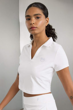 DeFactoFit Standart Fit Polo Yaka Sporcu K?sa Kollu Tisort  фото 3