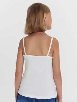 Топ для девочек в молочном цвете - Mark formelle фото 3