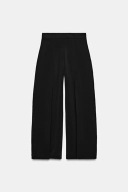 PANTAL?N WIDE LEG ZW COLLECTION / Negro - Zara фото 6