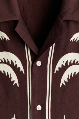 Camisa resort estampada Relaxed Fit - H&m фото 8