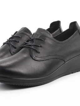 03-DHL100-D1 BLACK Лоферы женские (натуральная кожа)