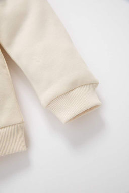 Кардиган на пуговицах с круглым вырезом для маленьких девочек - Defacto фото 3