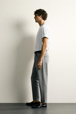 JEANS SLIM TAPERED FIT / Gris - Zara фото 4