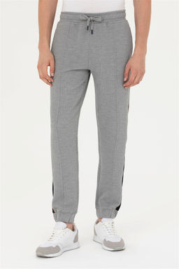 Мужские серые меланжевые спортивные штаны - U.s. polo assn фото 2