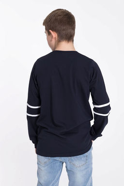 Лонгслив М22027Па Синий