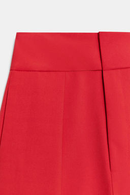 PANTAL?N BALLOON PLIEGUES / Rojo - Zara фото 8