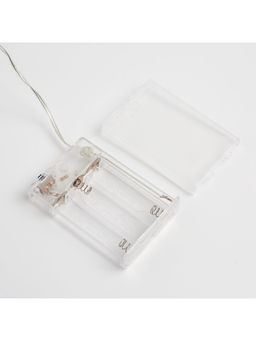 Гирлянда Нить 5 м, роса, IP20, серебристая нить, 50 LED, 2 режима, от батареек AAх3, свечение белое - Luazon lighting фото 7