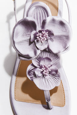 Sandalias de tiras con aplicaciones - H&m фото 5