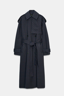 CHECK TRENCH COAT ZW COLLECTION LIMITED EDITION - Zara фото 22