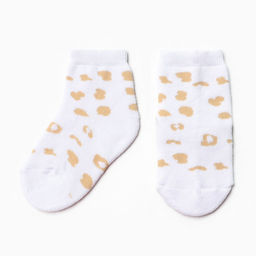 Цена за 6 шт. Носки махровые детские, белые, размер 18-20