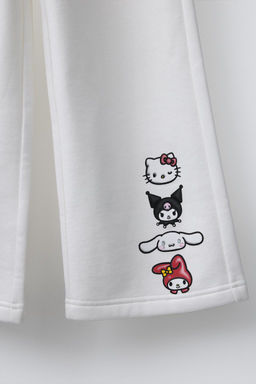 HELLO KITTY AND FRIENDS  SANRIO WIDE LEG TROUSERS - Zara фото 5