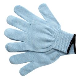 Цена за 6 шт. Перчатки трикотажные, акрил, цвет: зенит, оверлок, Россия// Сибртех