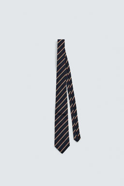 100% SILK STRIPED LIMITED EDITION TIE - Zara фото 4