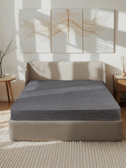 Простыня Этель Quiet shade 160*200*25 см, жатый хлопок, 140 гр/м2, 100% хлопок  фото 8