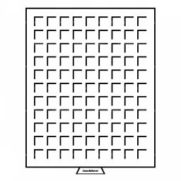 Кассета на 99 квадратных ячеек размером 19х19 мм MB LEUCHTTURM 333127