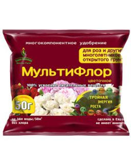 Мультифлор - Для Роз и Мног 50гр. Удобрение(1/150)
