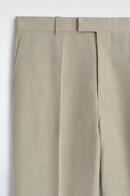 PANTAL?N DE LINO RELAXED FIT STRAIGHT LEG - H&m фото 7
