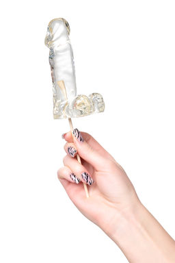 Леденец Sosuчki, Пенис Pina colada, прозрачный 173гр.