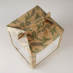 Цена за 5 шт. Коробка кондитерская новогодняя с окном, сундук, «Сказка» 20×20×20 см