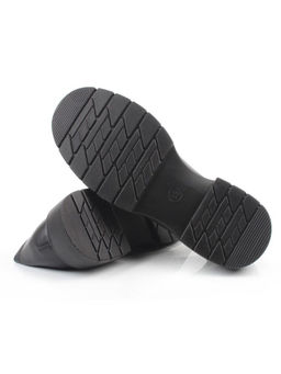 06-DHL164-1 BLACK Туфли женские (натуральная кожа)