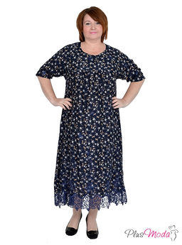 Платье Модель №595 размеры 44-82 - Plusmoda фото 2