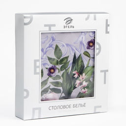 Скатерть Этель Цветочный этюд 110х150 см, 100% хлопок, саржа 190 гр/м2  фото 9