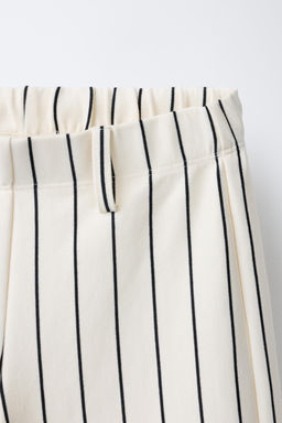 PANTAL?N RAYAS WIDE LEG / Crudo - Zara фото 3