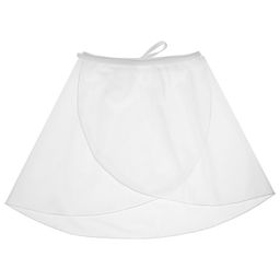 Юбка гимнастическая Grace Dance, с запахом, р. 34-36, цвет белый  фото 7
