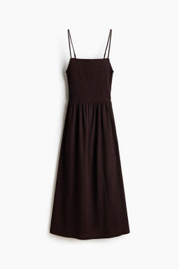 Vestido de tirantes con cuerpo nido de abeja - H&m фото 8