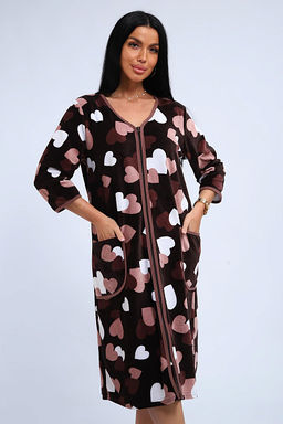 Халат велюровый на молнии (941-6) - Плиона фото 145