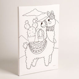 Картина по номерам Лама 20 30 см - Школа талантов фото 4