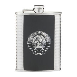 Фляжка СССР, нержавеющая сталь, 240 мл, 8 oz