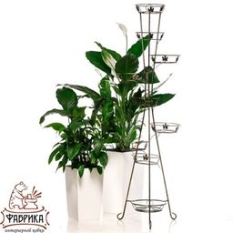 Стойка для цветов Декор 19-009-BG на 9 цветов - Фабрика интерьерной ковки фото 3