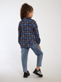 РБ019 Рубашка "Вегас" (синий)