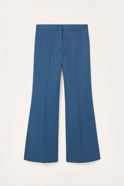 LIMITED EDITION STRIPED FLARE TROUSERS - Zara фото 4
