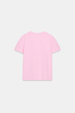 CAMISETA R?STICA ALGOD?N / Rosa - Zara фото 7